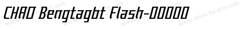 CHAO Bengtagbt Flash字体转换